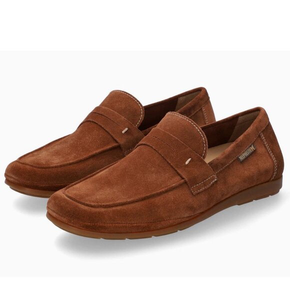 Mephisto Men's Alexis Brown Suede Loafer Shoes Sz 8.5